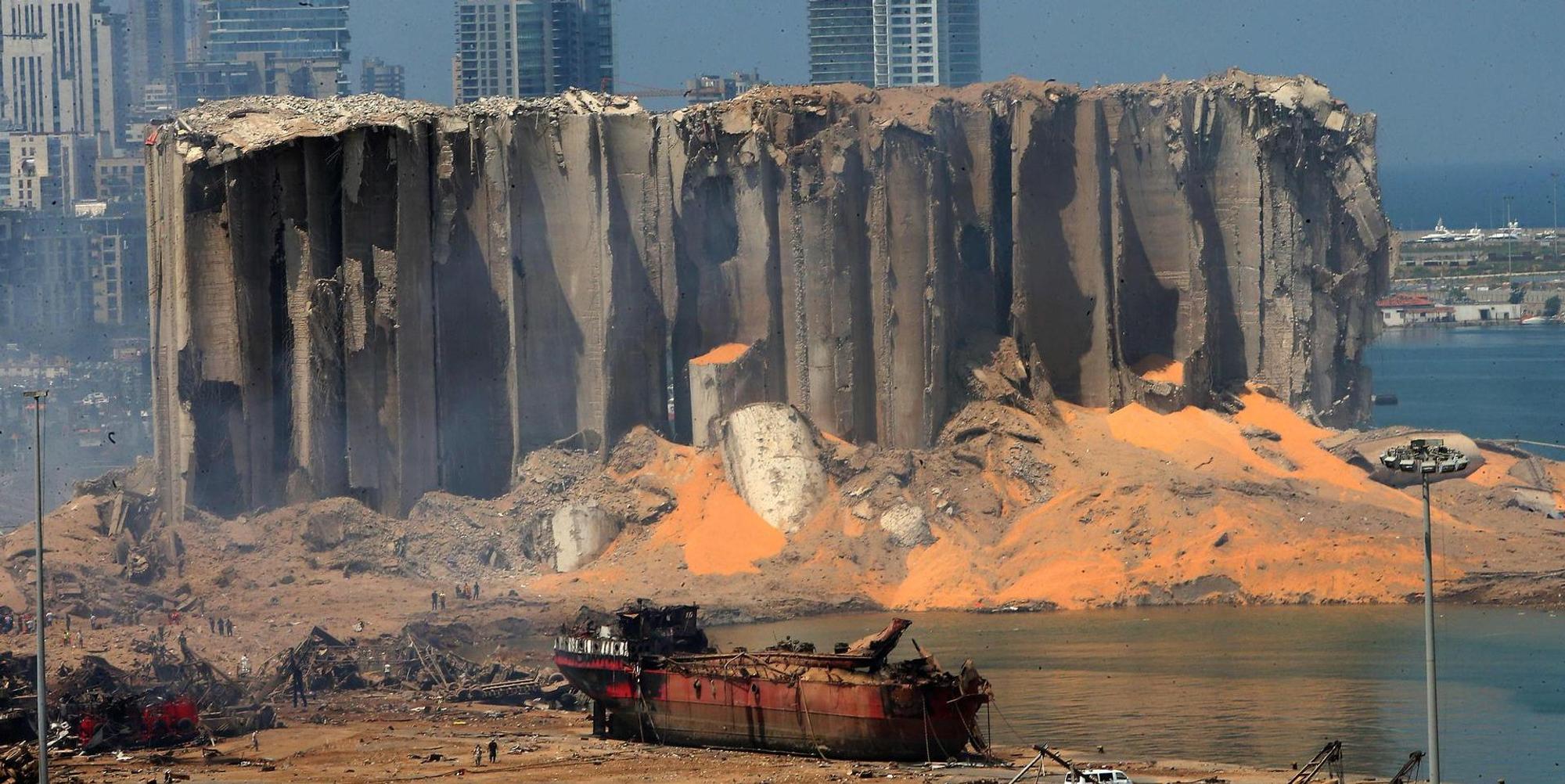Explosion in Beirut afp