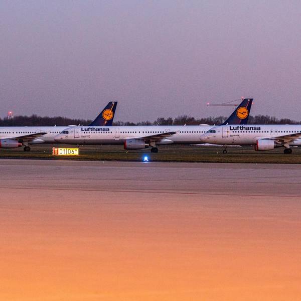 Lufthansa am Kölner Flughafen