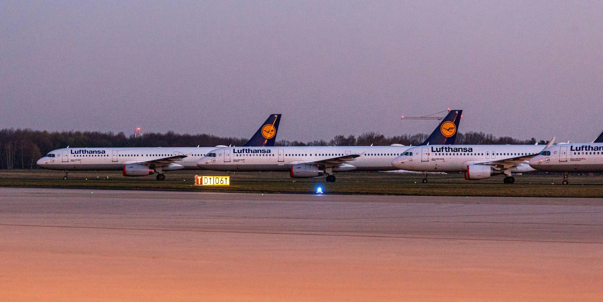 Lufthansa am Kölner Flughafen