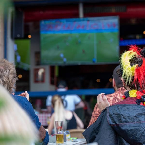 Public Viewing im Joe Camps