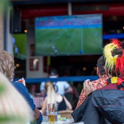 Public Viewing im Joe Camps