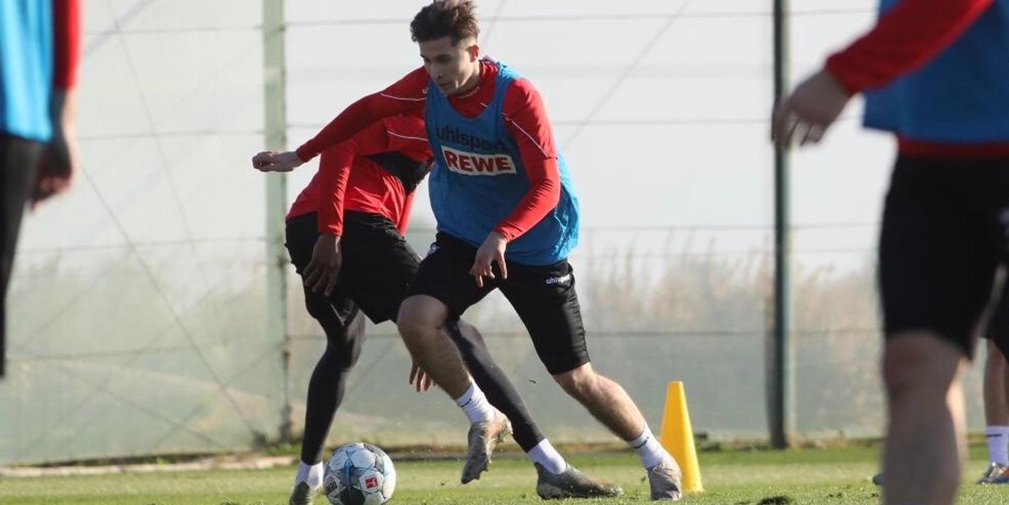 Rexhbecaj im Training