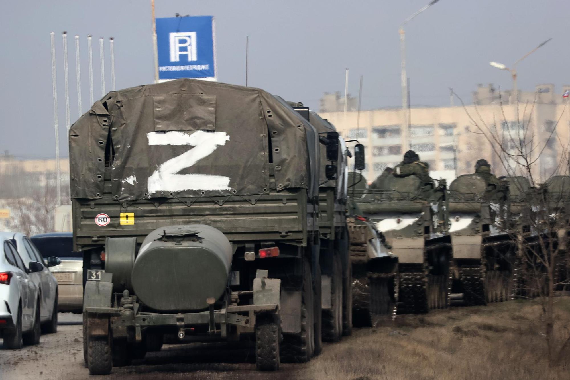Russische Armee Z