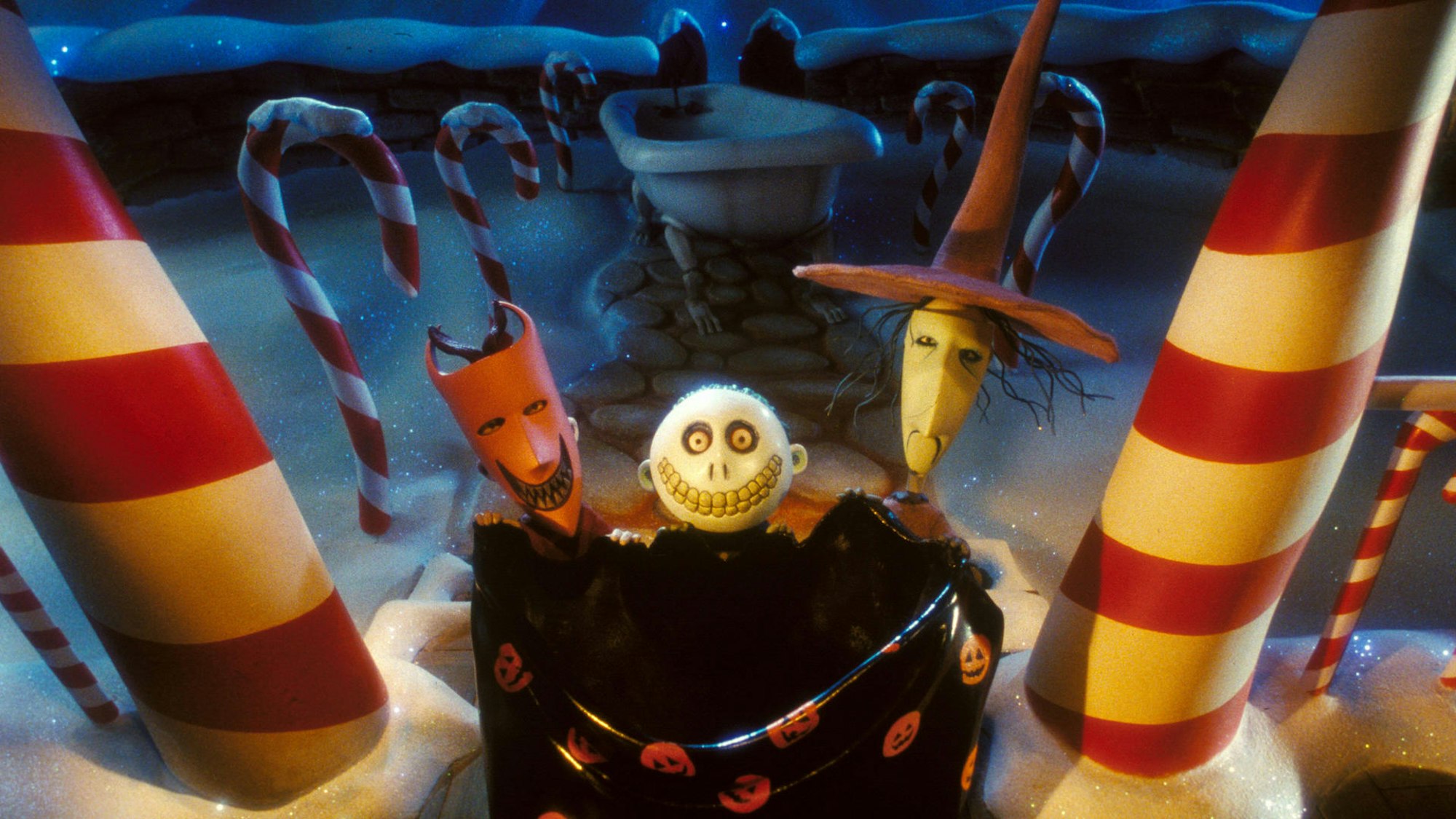 Szene aus dem Film „Nightmare before Christmas“