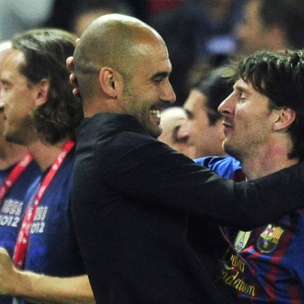 Messi Guardiola afp