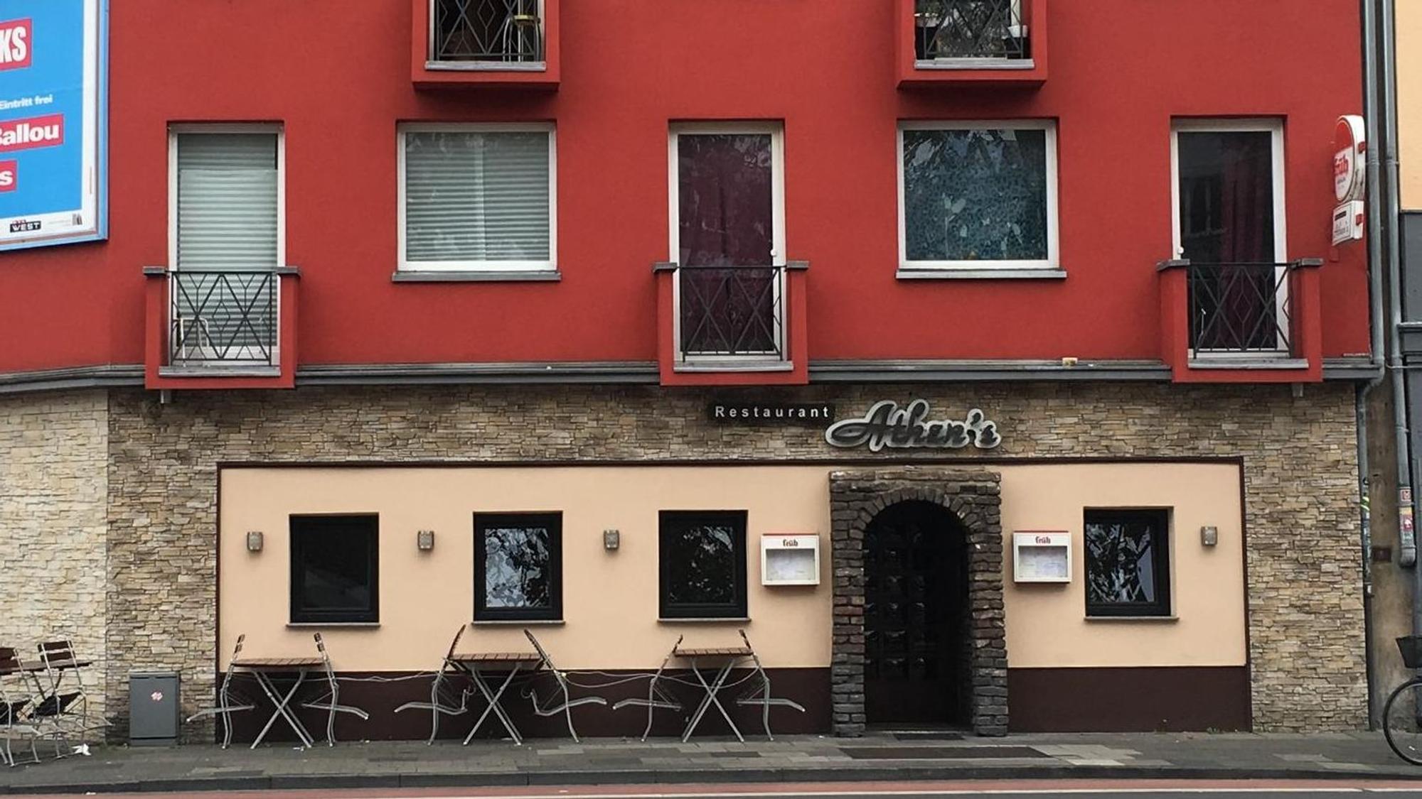 Das Athen's Restaurant von außen.