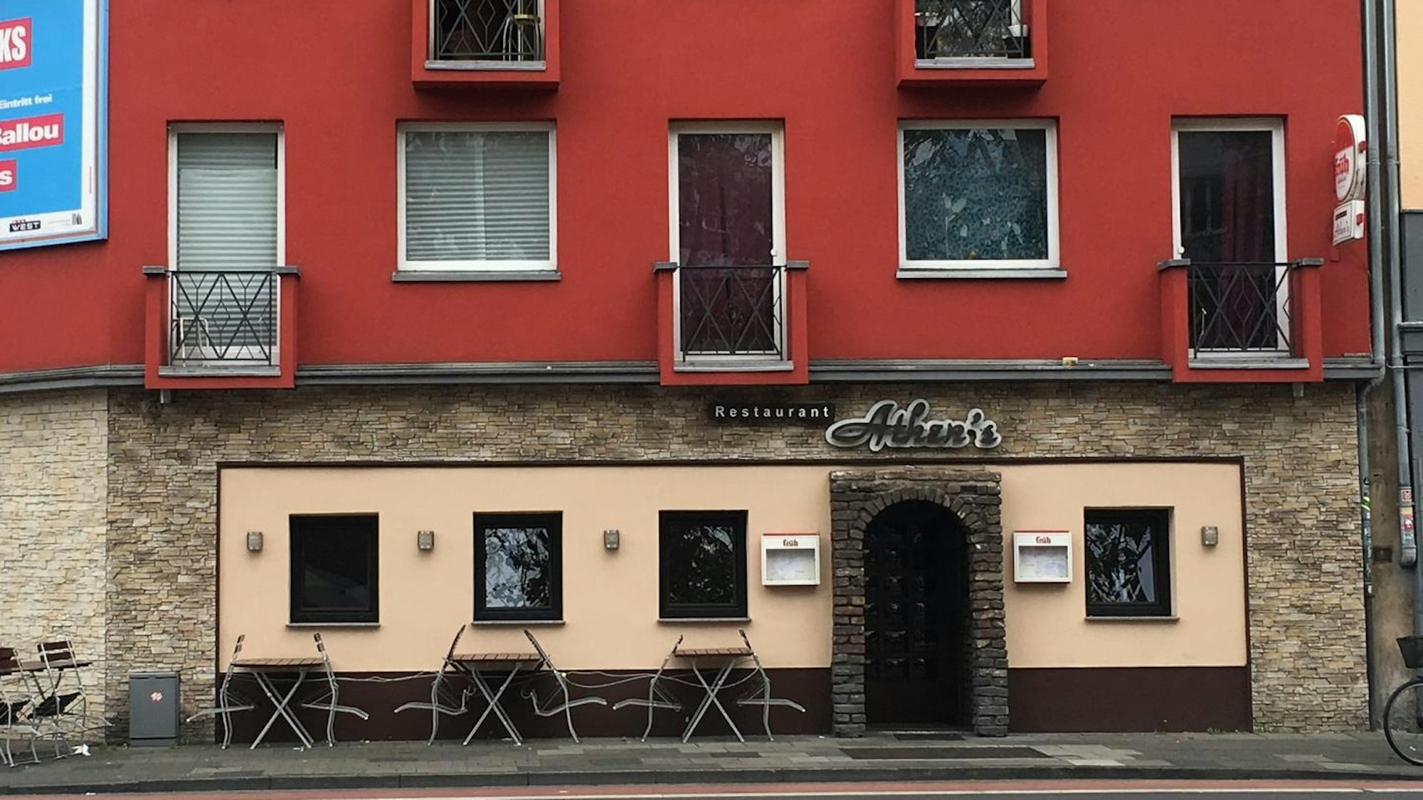 Das Athen's Restaurant von außen.