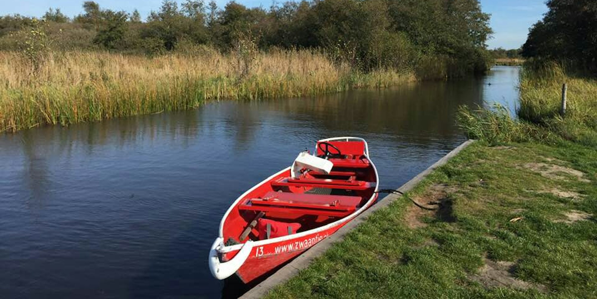 Drenthe Wasserweg Boot Reiche_n