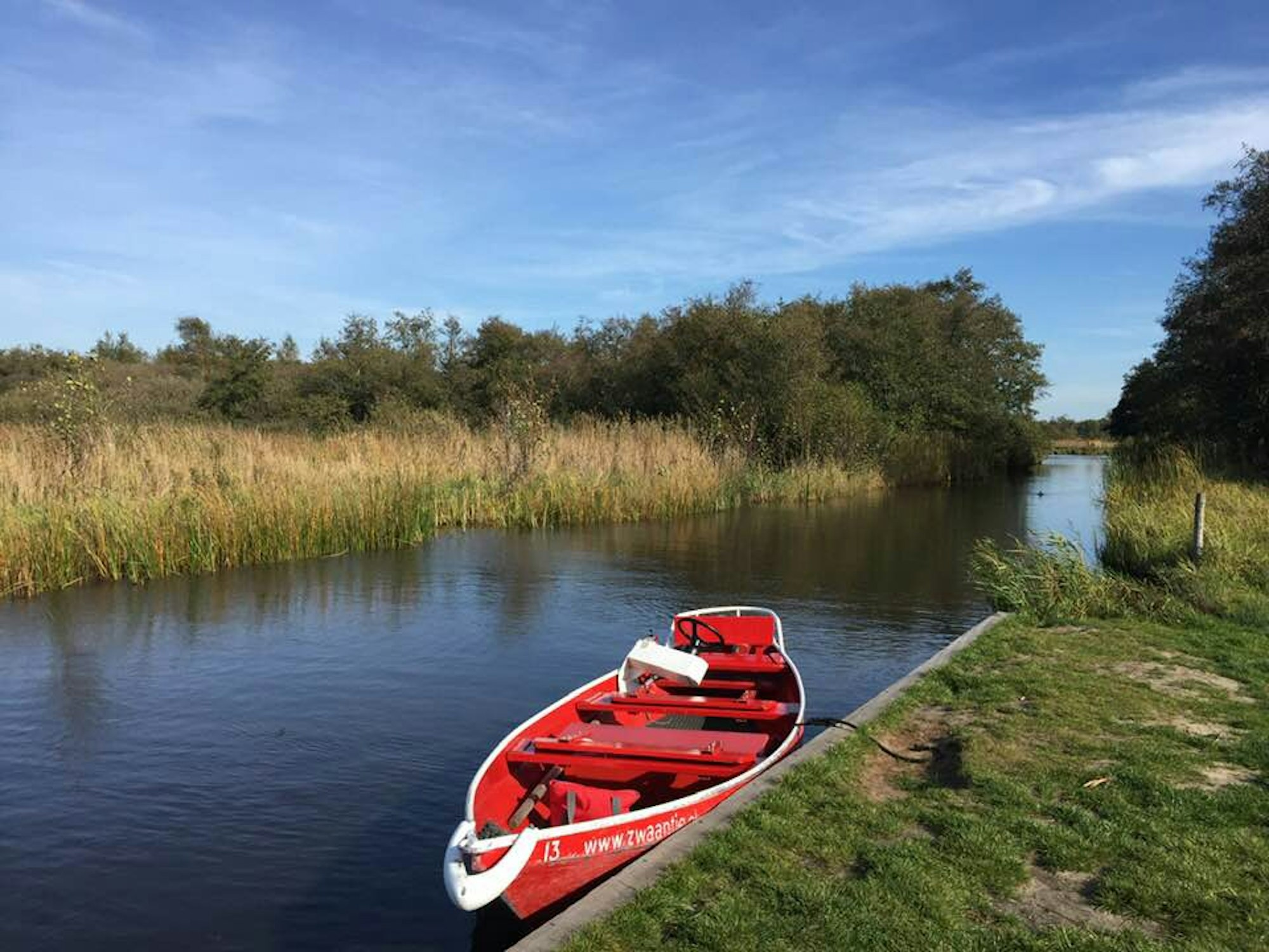 Drenthe Wasserweg Boot Reiche_n