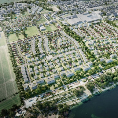 Seeterrassen Konzept Birdseye