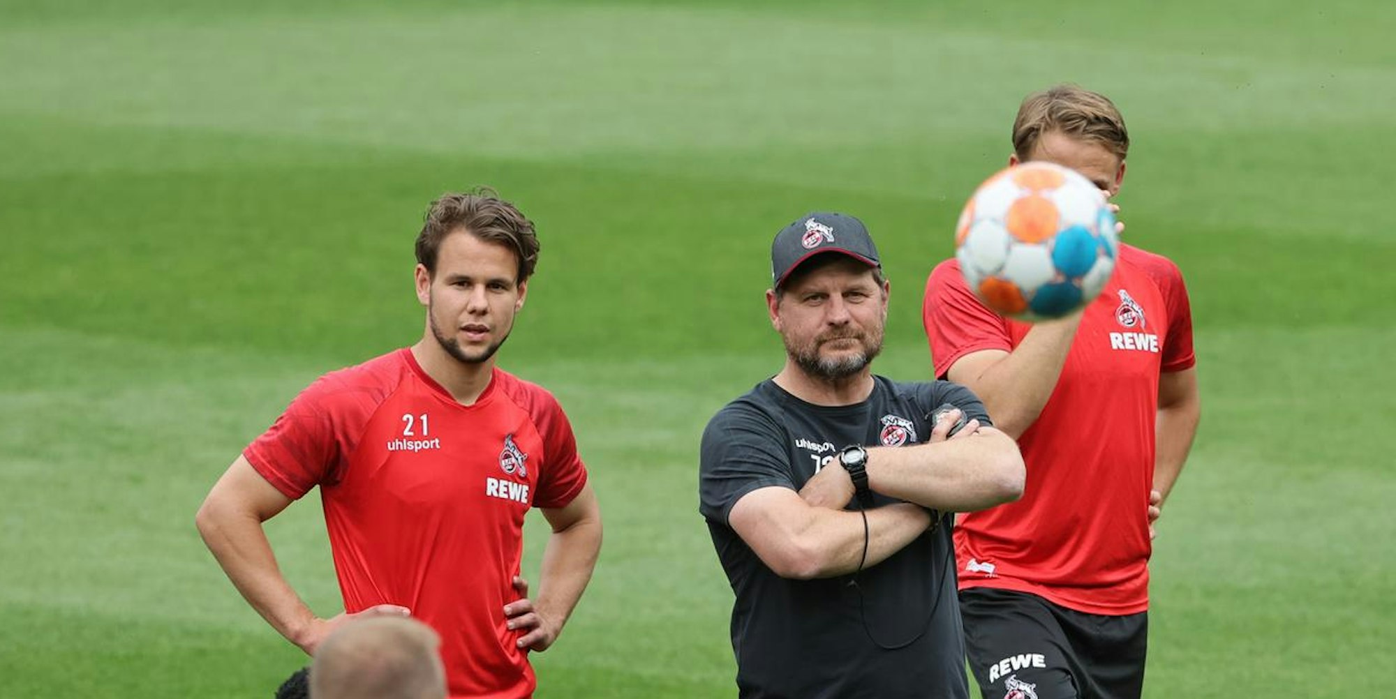 baumgart beim training