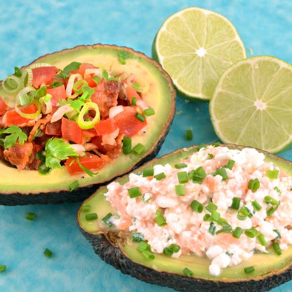 Zweierlei Avocado