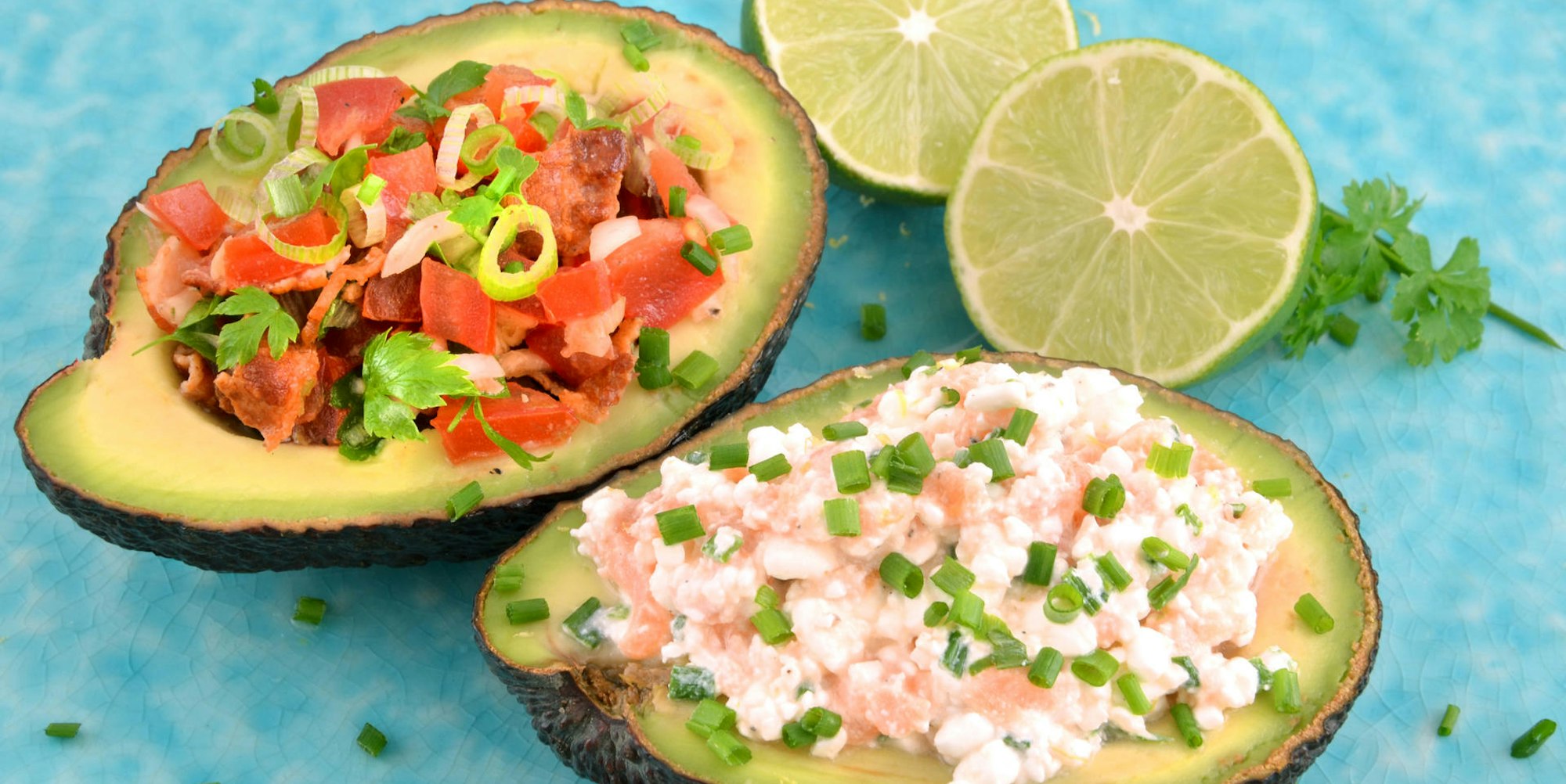 Zweierlei Avocado