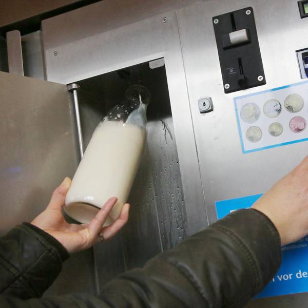 Milchtankstelle dpa