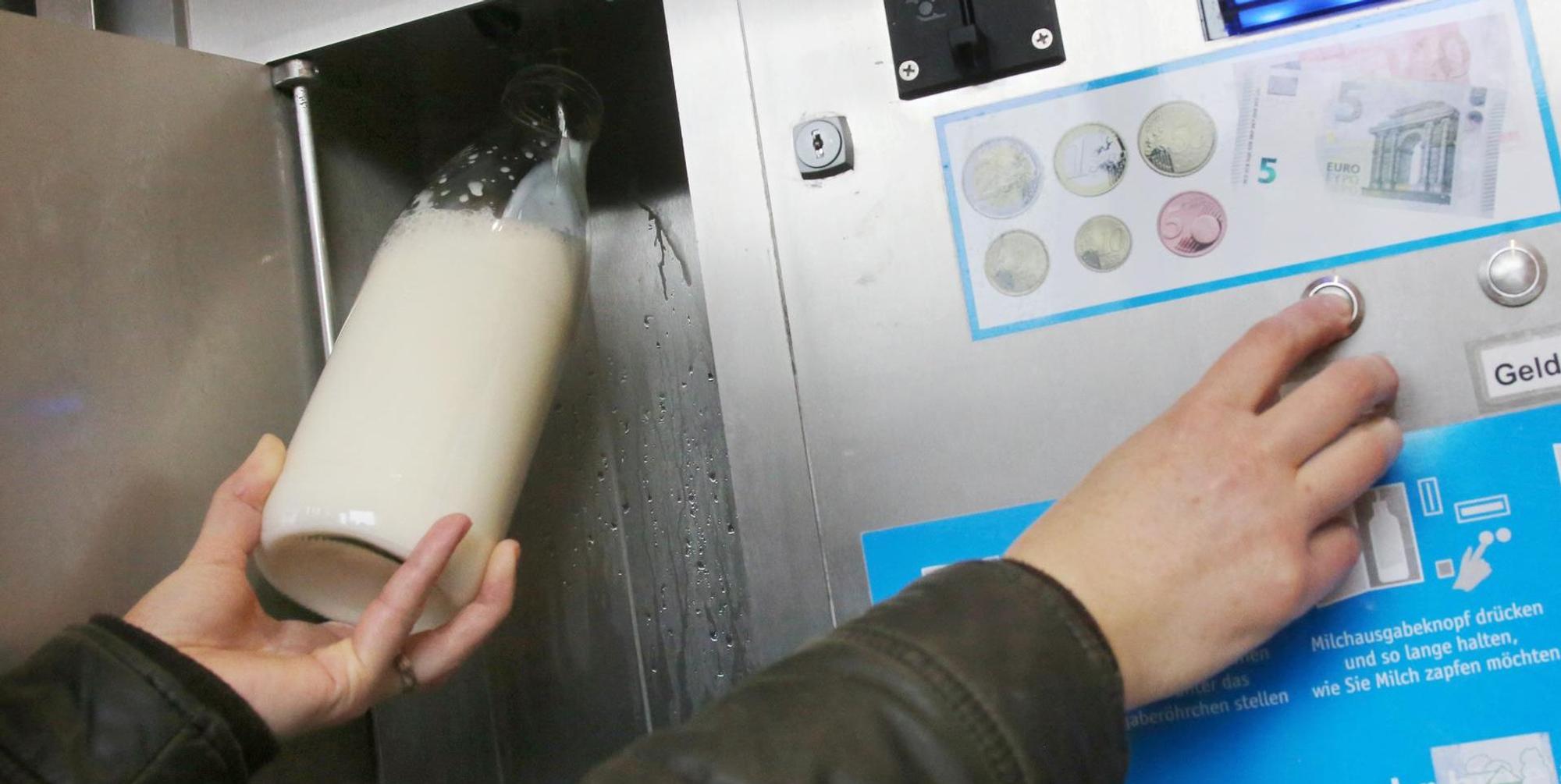 Milchtankstelle dpa