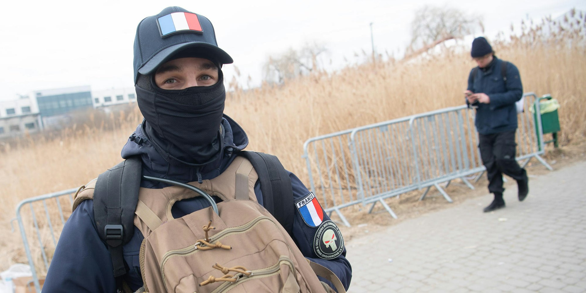 Französischer freiwilliger Kämpfer Ukraine