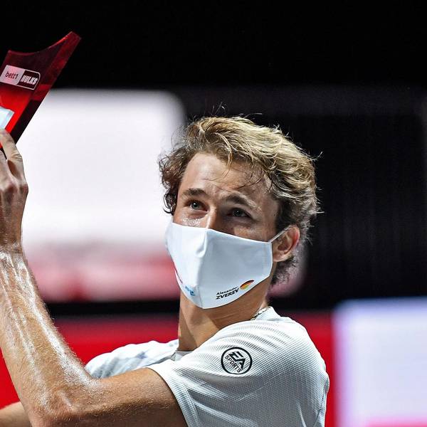 Zverev mit Maske
