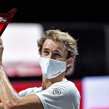 Zverev mit Maske