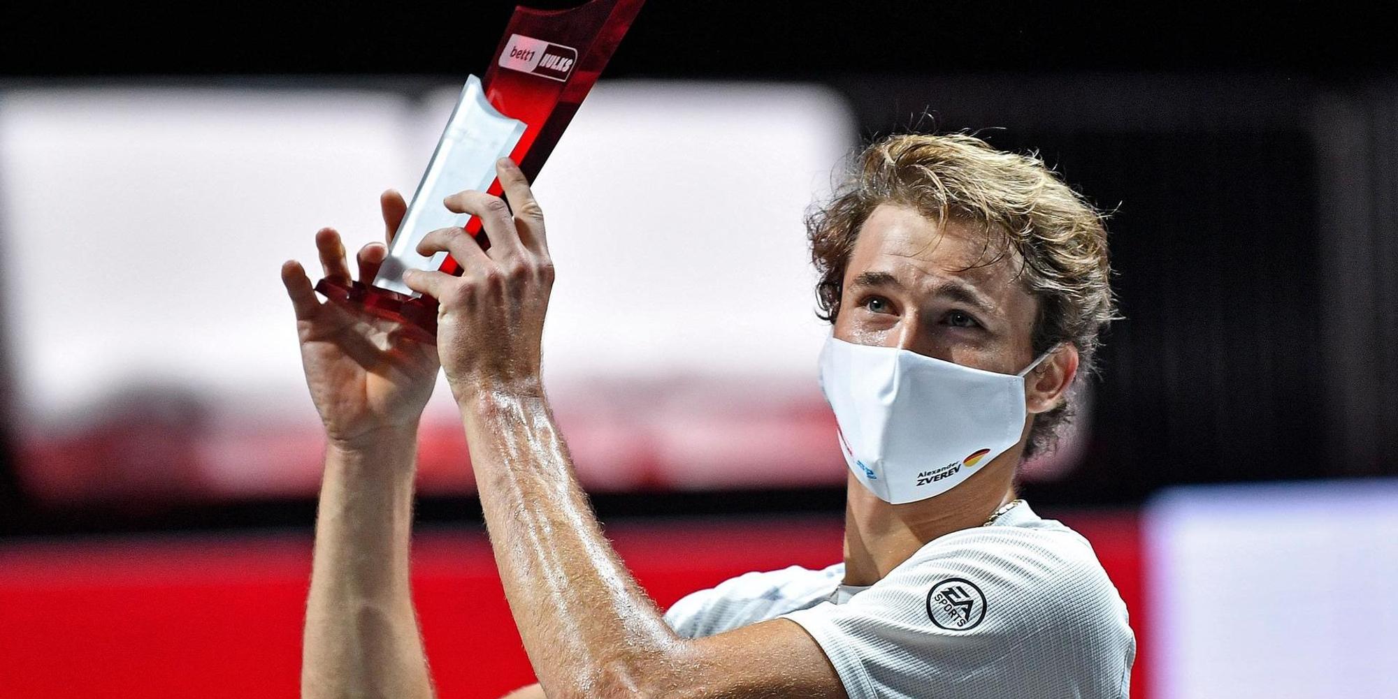 Zverev mit Maske