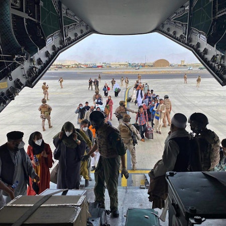 Flughafen Kabul 180821