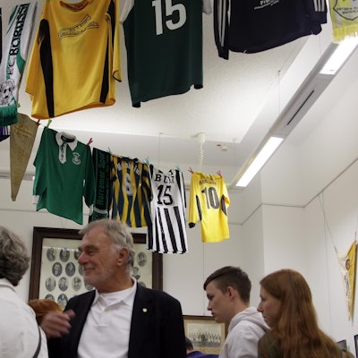 Fußball im Haus für Kunst und Geschichte