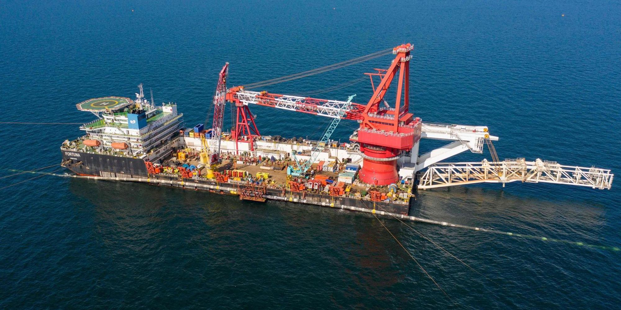 Nord Stream Verlegung 220222