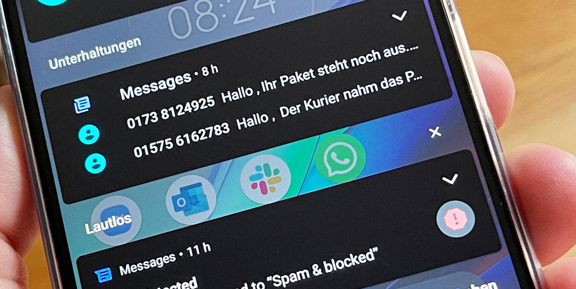 Fake SMS Paket