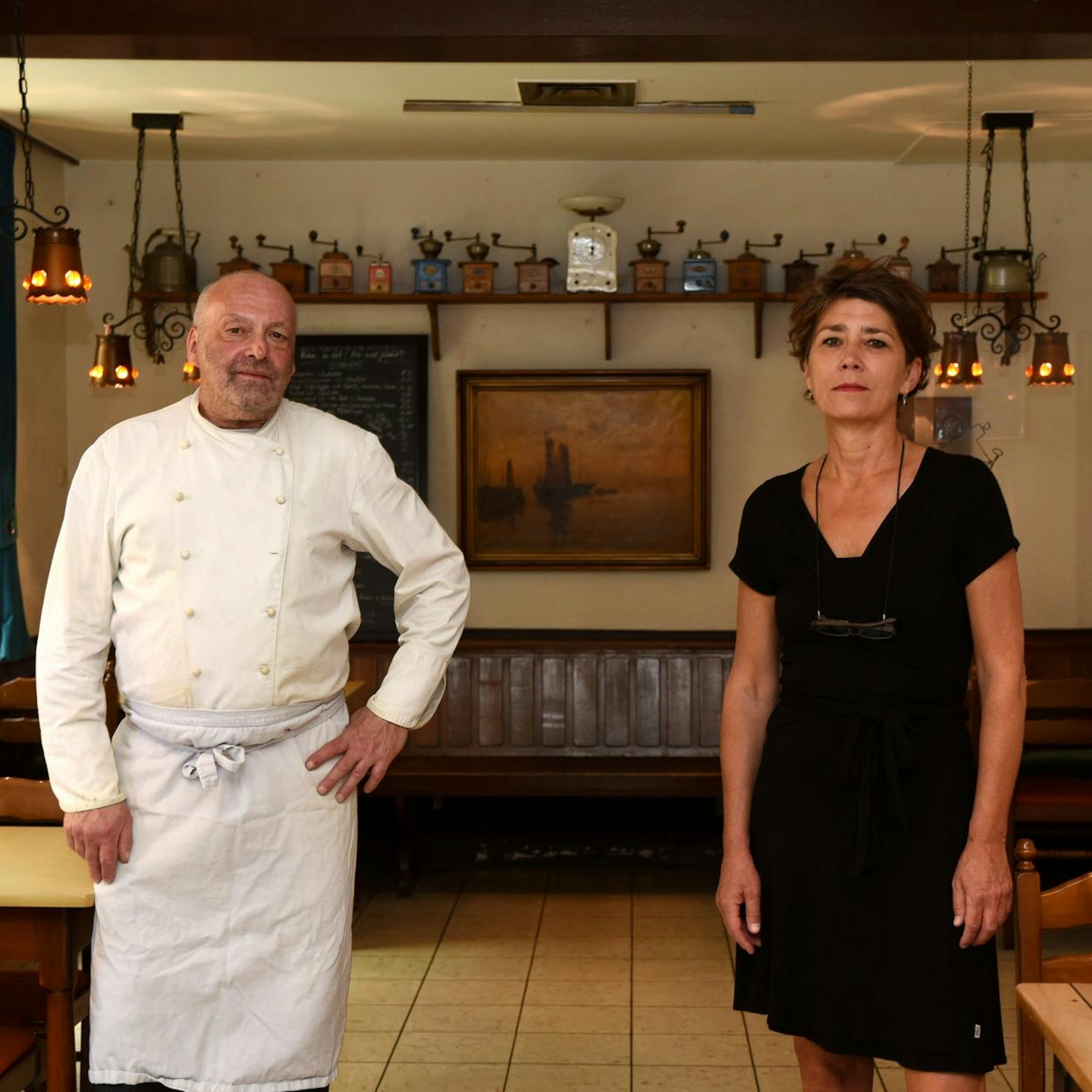 Chefkoch Klaus Jaquemod und Chefin Stephanie Clair.