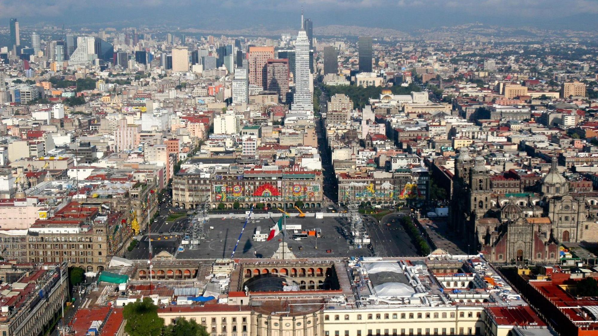 Blick über Mexiko-Stadt