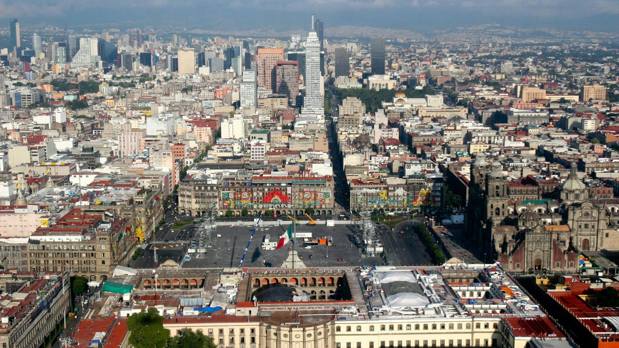 Blick über Mexiko-Stadt