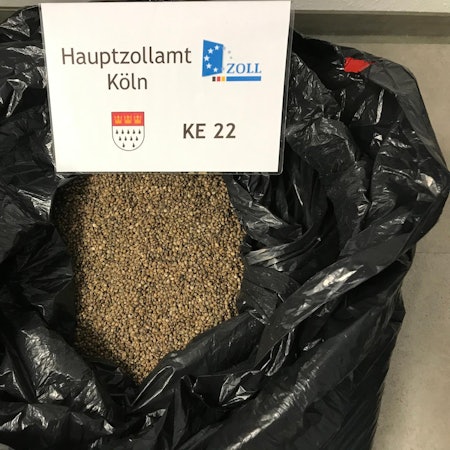 Cannabisfund  am Flughafen Köln-Bonn