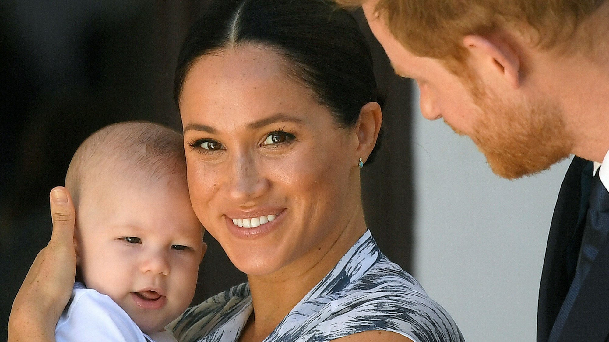 Der britische Prinz Harry, Herzog von Sussex, und seine Frau Meghan, Herzogin von Sussex, mit Sohn Archie.