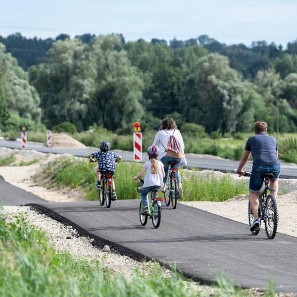 Fahrradweg Buckelpiste