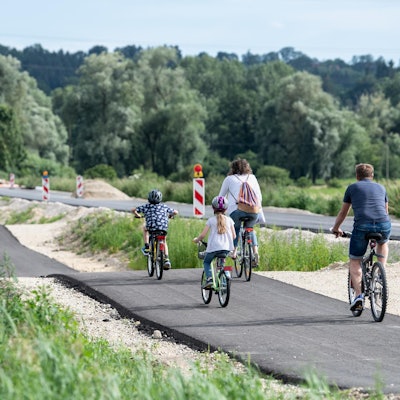 Fahrradweg Buckelpiste