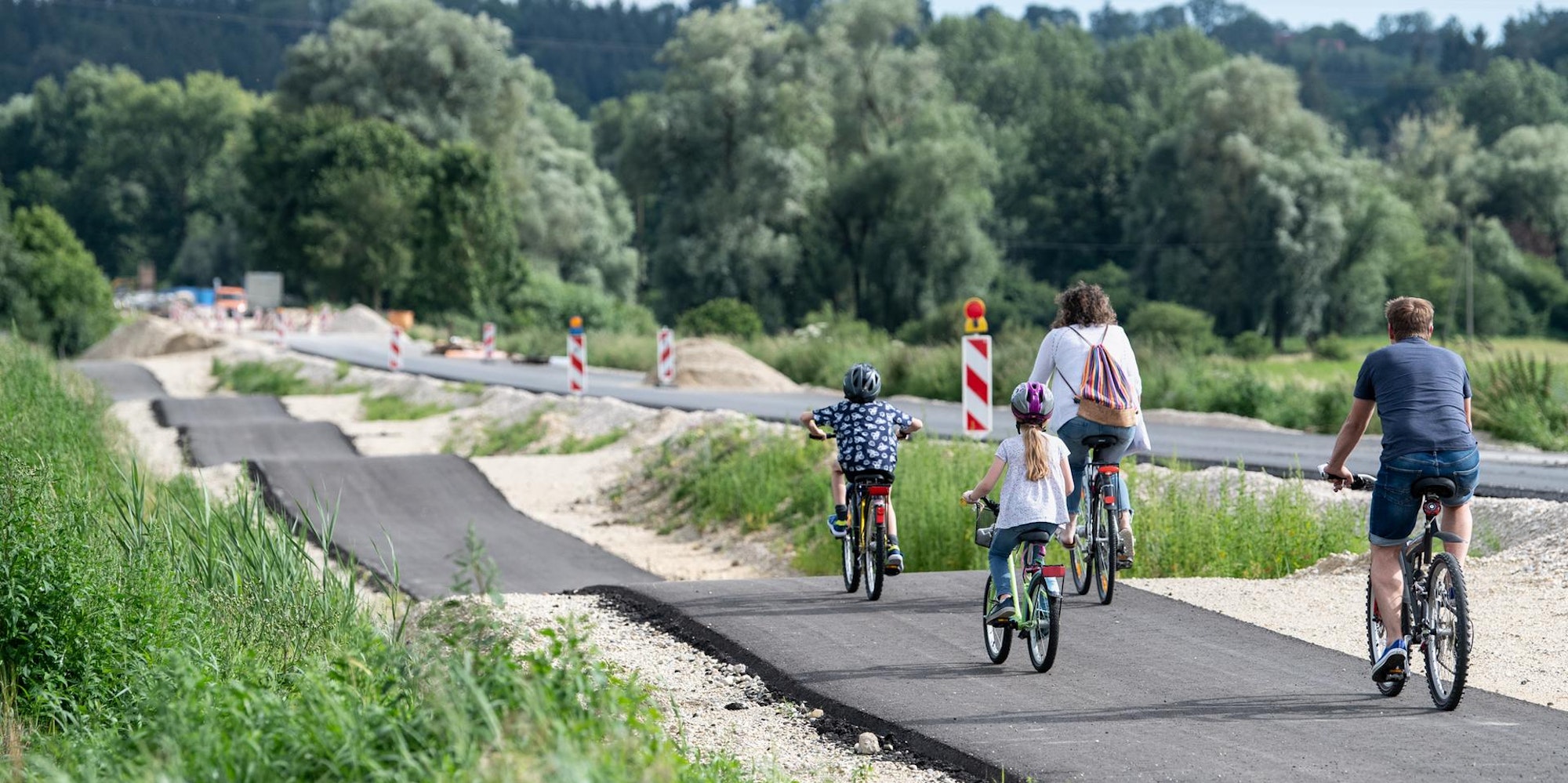 Fahrradweg Buckelpiste