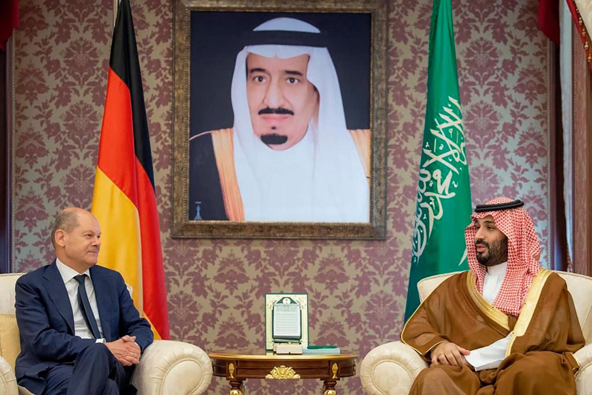 Scholz bin Salman 2 dpa 240922