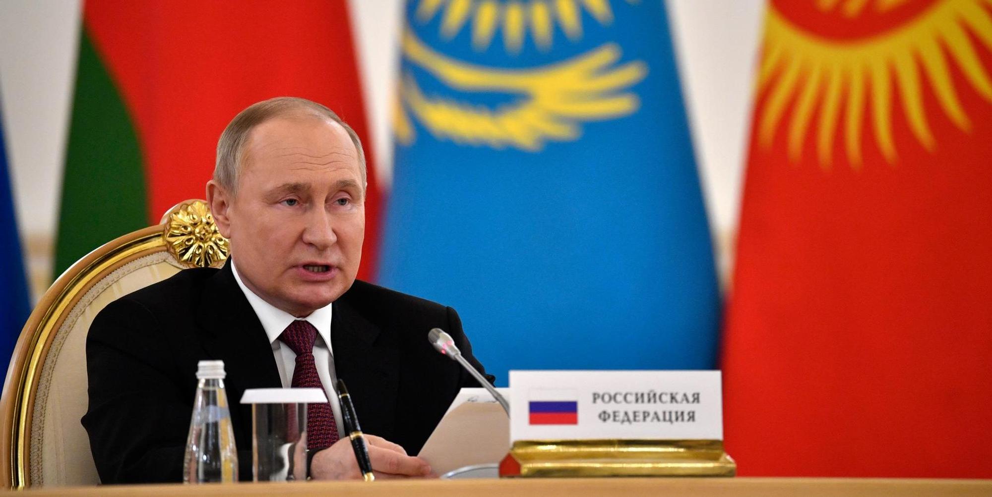 Putin Flaggen