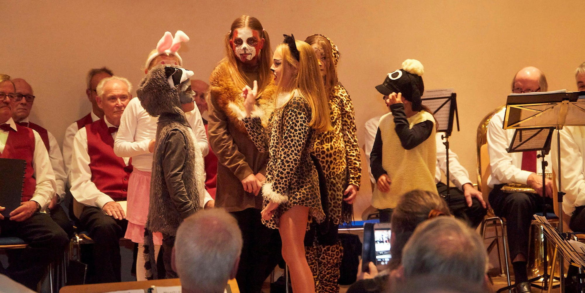 Katzentanz bei Fest in Vussem