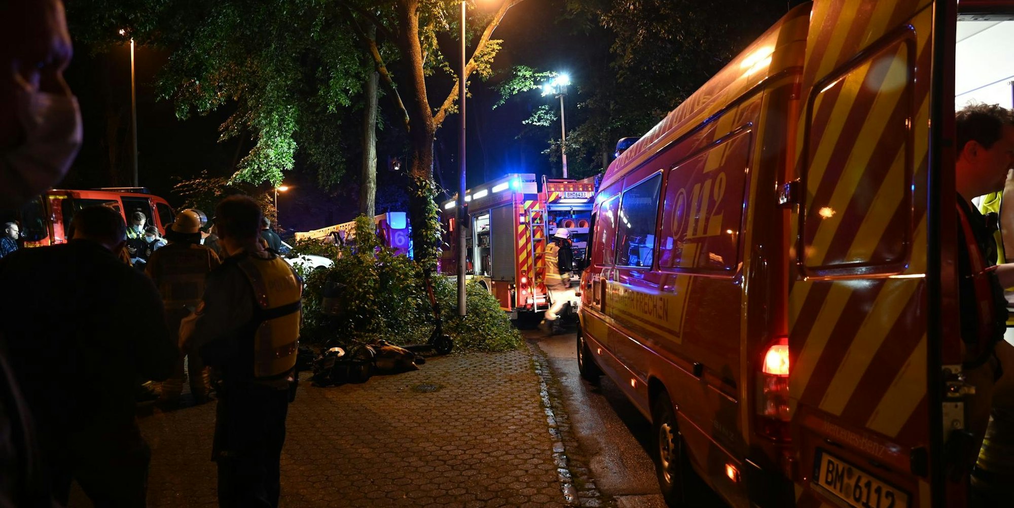 Feuer Geflüchtetenunterkunft Frechen