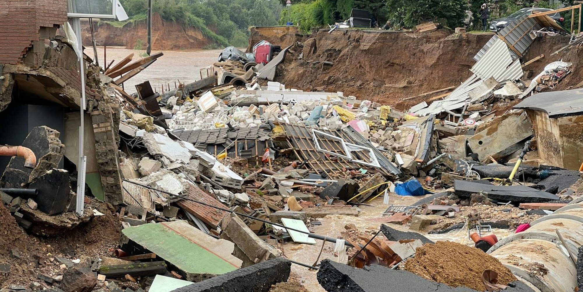 Erftstadt-Blessem Haus zerstört