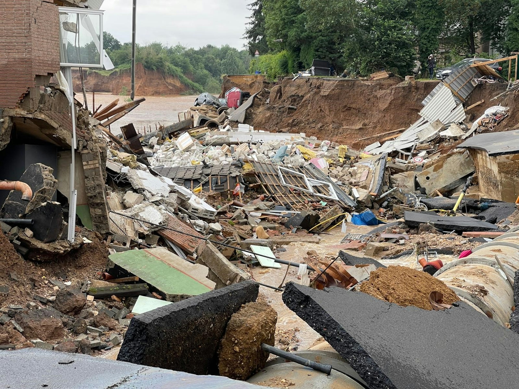 Erftstadt-Blessem Haus zerstört