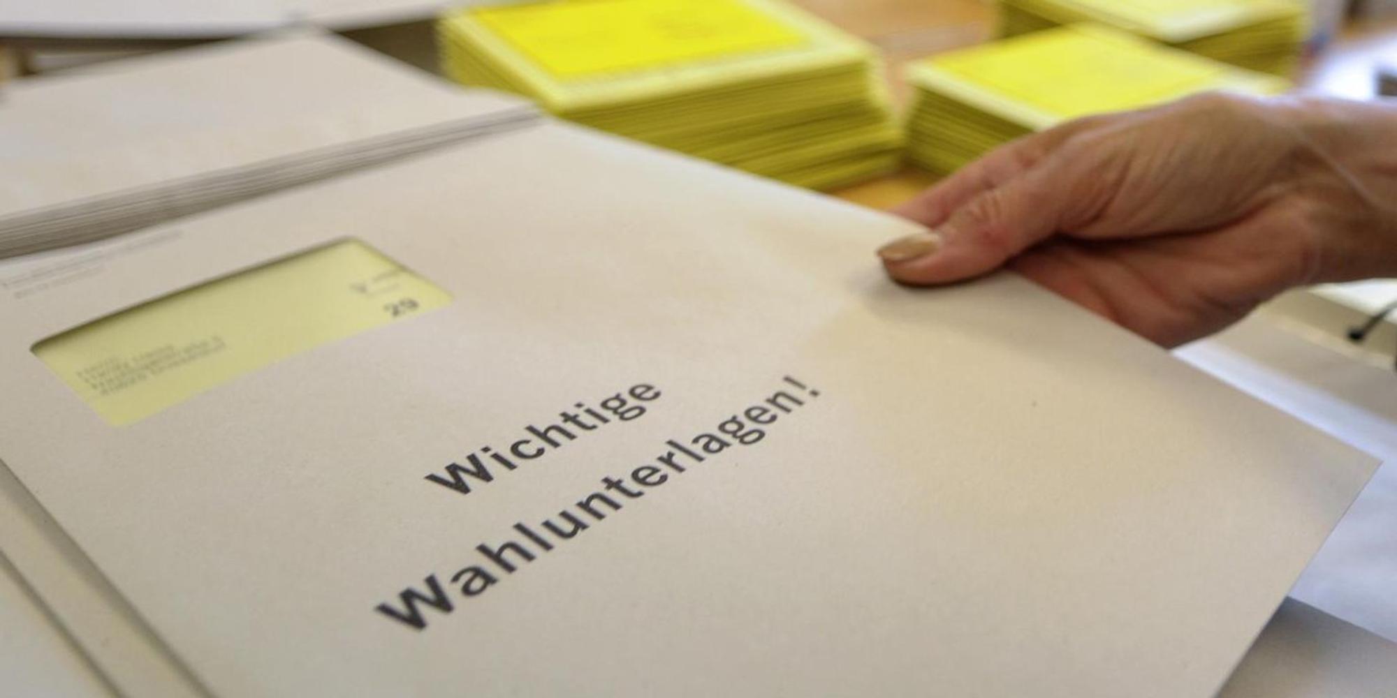 Wahlunterlagen dpa