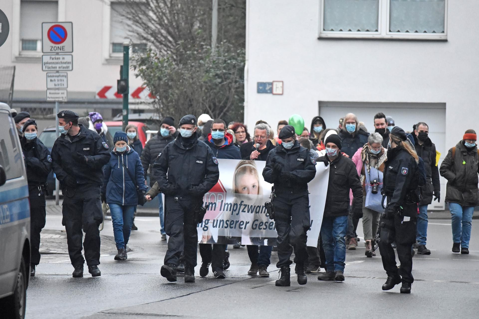 Impfgegner Demo Leverkusen