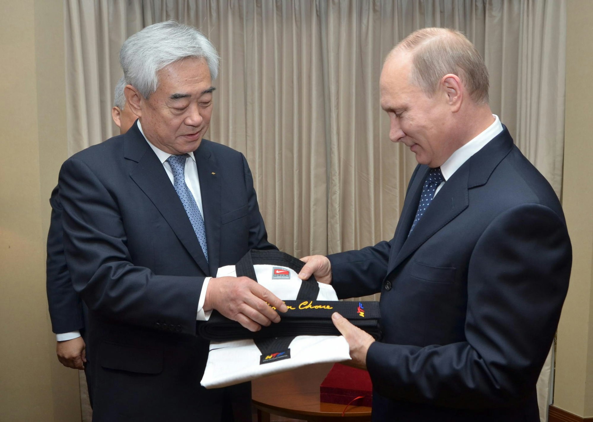 Putin Taekwondo Schwarzer Gürtel 2013