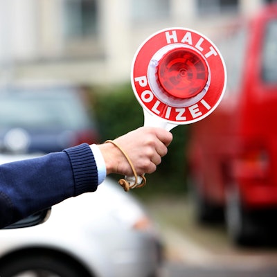 Anhaltesignal Polizei