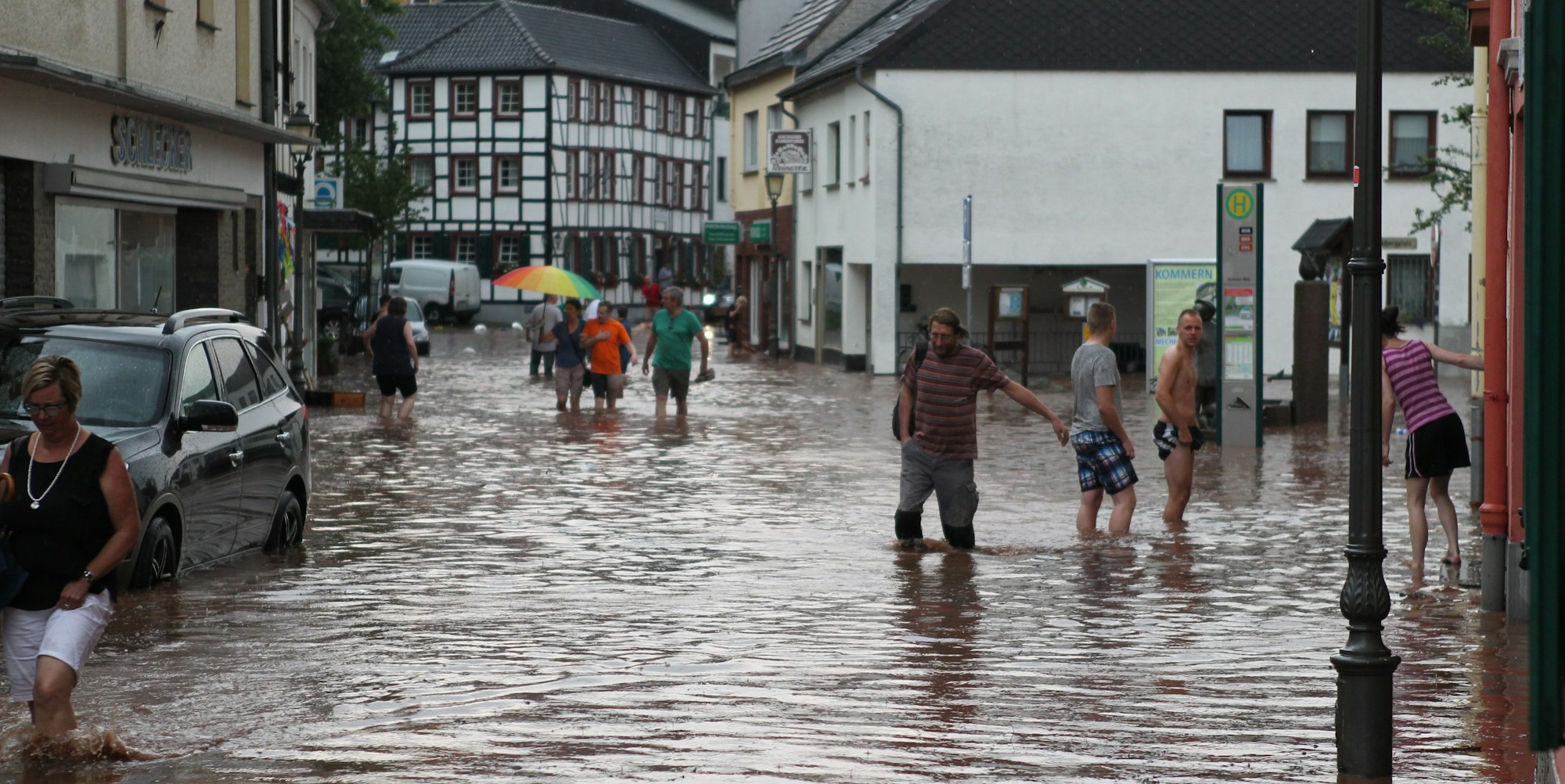 Unwetter-Einsatz in Kommern