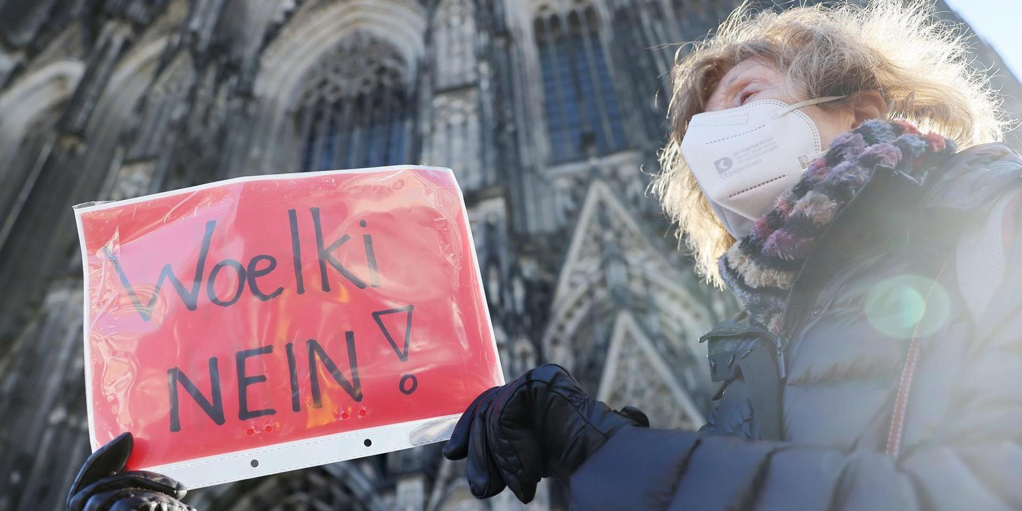 Protest gegen Woelki