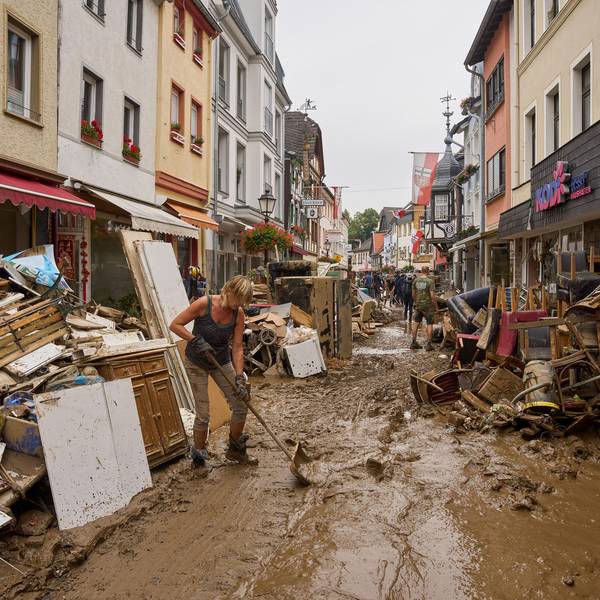 Ahrweiler Aufräumarbeiten