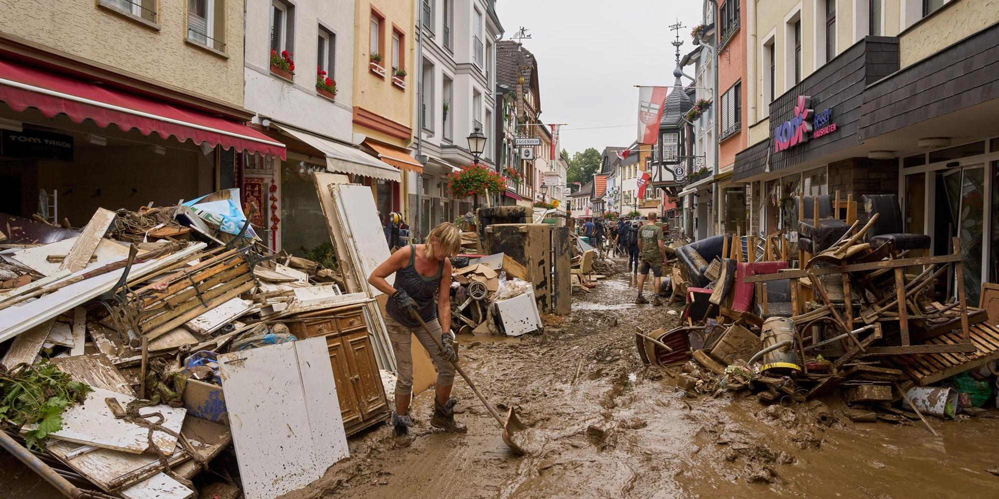 Ahrweiler Aufräumarbeiten