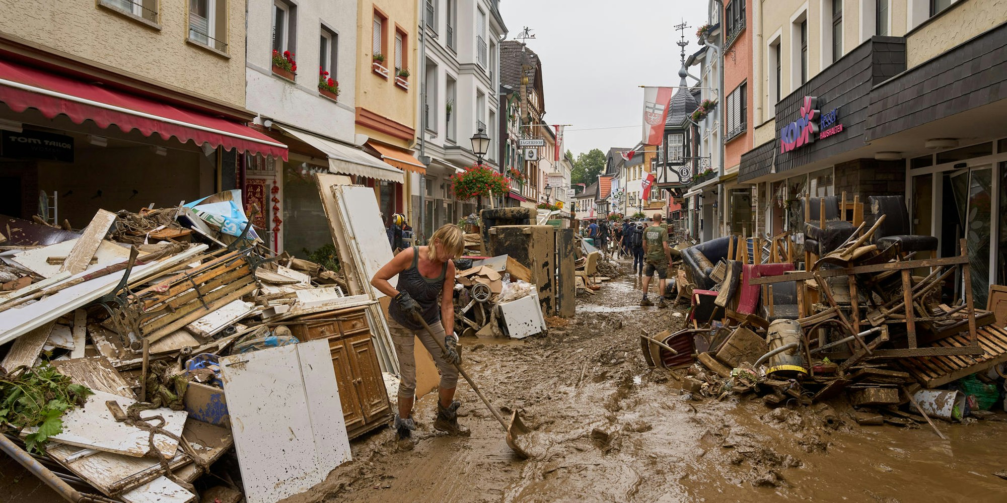 Ahrweiler Aufräumarbeiten
